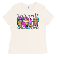 Bone eyelash coffee cups Ladies Tee - Zillion Design Studio