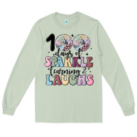 Matcha 100 days of sparkle learning and laugh faux sequin Long Sleeve Tee - MaliasSmallBusiness