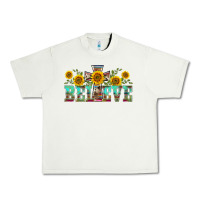 Pistachio western believe sunflowers flowers Urban Heavy Tee - BarkalooDesign