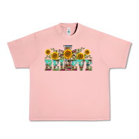 Salmon western believe sunflowers flowers Urban Heavy Tee - BarkalooDesign