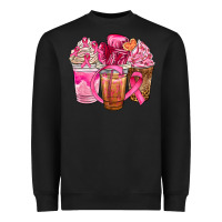 Black breast cancer coffee cups Heavyweight Sweatshirt - NancyCooperArtShop