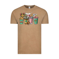 Vintage Coffee faith coffee cups Vintage Tee - NancyCooperArtShop