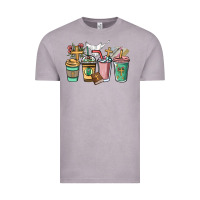 Vintage Zinc faith coffee cups Vintage Tee - NancyCooperArtShop