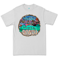 Dove Grey Hello Summer Let's Go To The Beach Premium Tee - SublimationCraftShop