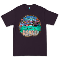Plum Hello Summer Let's Go To The Beach Premium Tee - SublimationCraftShop