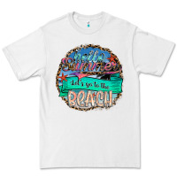 White Hello Summer Let's Go To The Beach Premium Tee - SublimationCraftShop