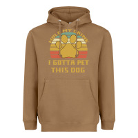 Toasted Coconut Hold My Drink I Gotta Pet This Dog Heavyweight Hoodie - Bettercallsaul