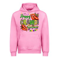 Fuchsia Pink happy crawdi gras olivia Urban Hoodie - OliviaCreatesArt