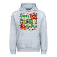 Heather Grey happy crawdi gras olivia Urban Hoodie - OliviaCreatesArt
