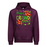 Mauve Wine happy crawdi gras olivia Urban Hoodie - OliviaCreatesArt