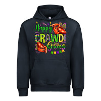 Navy happy crawdi gras olivia Urban Hoodie - OliviaCreatesArt