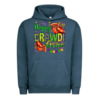 Pigment Midnight Navy happy crawdi gras olivia Urban Hoodie - OliviaCreatesArt