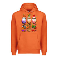 Carrot Happy Hallothanksmas wine glasses and gnomes Premium Hoodie - texasbilliewilder