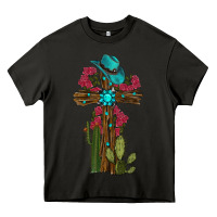 Asphalt cross gemstone cactus roses cowboy hat Heavy Core Tee - RanaPortraitStore