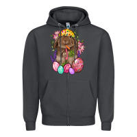 Smoke Rabbit And Carrot Easter Zipper Hoodie - BundleAndBundleShop