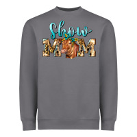 Storm Western Show Mom Red Angus Heavyweight Sweatshirt - LillyAllenDesigns