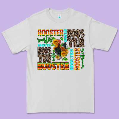 Rooster Premium Tee Designed By Adodesignshop