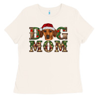 Bone christmas dog mom dachshund Ladies Tee - RanaPortraitStore