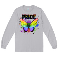 Moon Dust rainbow butterfly pride lgbtq Long Sleeve Tee - MaliasSmallBusiness