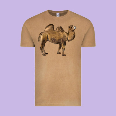 Camel Vintage Tee Designed By Lillyallendesigns