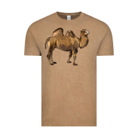 Vintage Coffee Camel Vintage Tee - LillyAllenDesigns