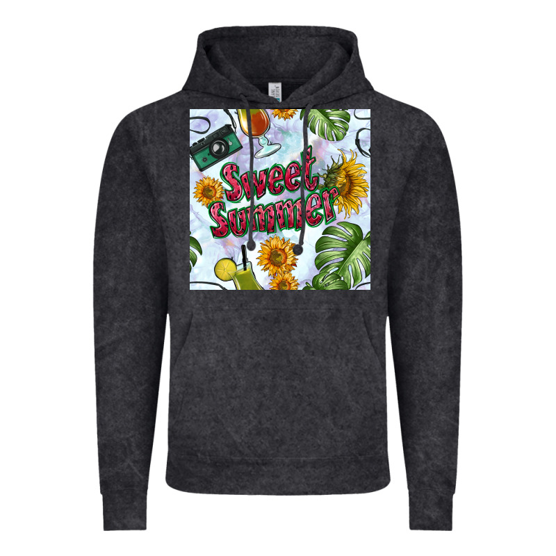 Sweet Summer Seamless Pattern Vintage Hoodie by BundleAndBundleShop | Teevron