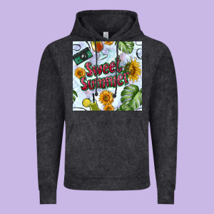 Sweet Summer Seamless Pattern Vintage Hoodie Designed By Bundleandbundleshop