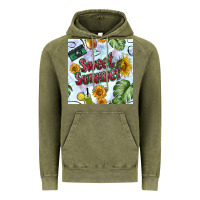 Vintage Olive sweet summer seamless pattern Vintage Hoodie - BundleAndBundleShop