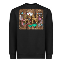 Black Western Registered Nurse Heavyweight Sweatshirt - LillyAllenDesigns