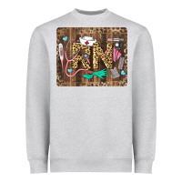 Heather Grey Western Registered Nurse Heavyweight Sweatshirt - LillyAllenDesigns