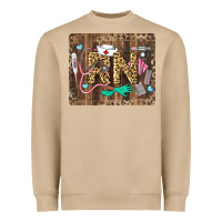 Mushroom Western Registered Nurse Heavyweight Sweatshirt - LillyAllenDesigns