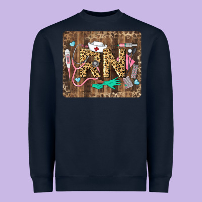 Western Registered Nurse Heavyweight Sweatshirt Designed By Lillyallendesigns