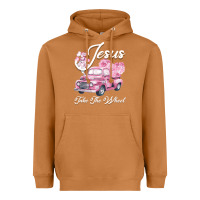 Meerkat Leopard Floral Pink Car Jesus Take The Wheel Heavyweight Hoodie - Bettercallsaul