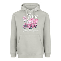 Moon Dust Leopard Floral Pink Car Jesus Take The Wheel Heavyweight Hoodie - Bettercallsaul