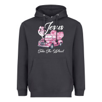 Smoke Leopard Floral Pink Car Jesus Take The Wheel Heavyweight Hoodie - Bettercallsaul