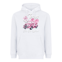 White Leopard Floral Pink Car Jesus Take The Wheel Heavyweight Hoodie - Bettercallsaul
