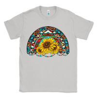 Moon Dust western sunflowers aztec leopard serape  rainbows Classic Tee - AdoDesignShop