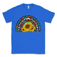 True Royal western sunflowers aztec leopard serape  rainbows Classic Tee - AdoDesignShop