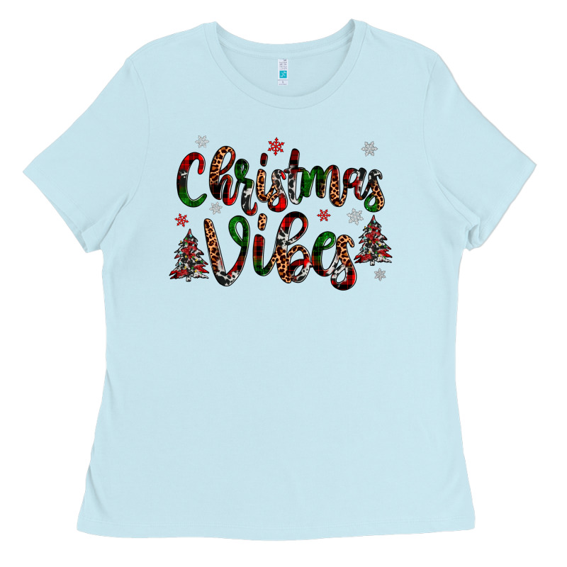 Christmas Vibes Ladies Tee by JahusDesignShop | Teevron