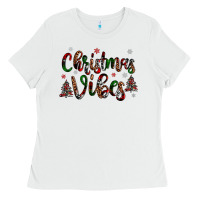 White christmas vibes Ladies Tee - JahusDesignShop