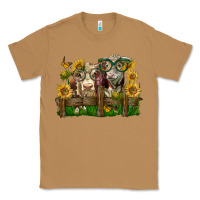 Hereford Bull And Heifer With Sunflowers Classic Tee | Teevron