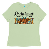 Matcha western dachshund mom Ladies Tee - RanaPortraitStore