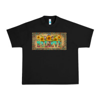 Black western believe leopard aztek license plate template Urban Heavy Tee - BarkalooDesign