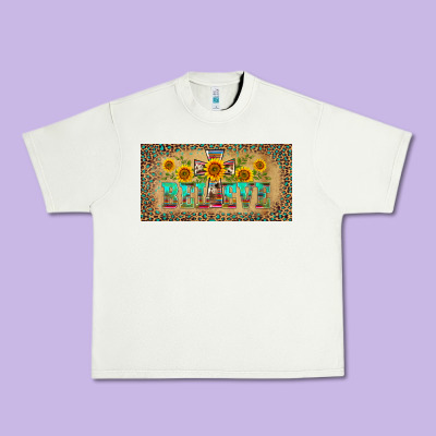 Western Believe Leopard Aztek License Plate Template Urban Heavy Tee Designed By Barkaloodesign