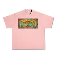 Salmon western believe leopard aztek license plate template Urban Heavy Tee - BarkalooDesign