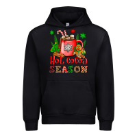 Black hot cocoa season Urban Hoodie - OliviaCreatesArt