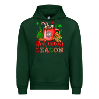 Forest Green hot cocoa season Urban Hoodie - OliviaCreatesArt
