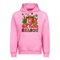Fuchsia Pink hot cocoa season Urban Hoodie - OliviaCreatesArt