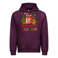 Mauve Wine hot cocoa season Urban Hoodie - OliviaCreatesArt