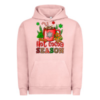 Pigment Salmon hot cocoa season Urban Hoodie - OliviaCreatesArt
